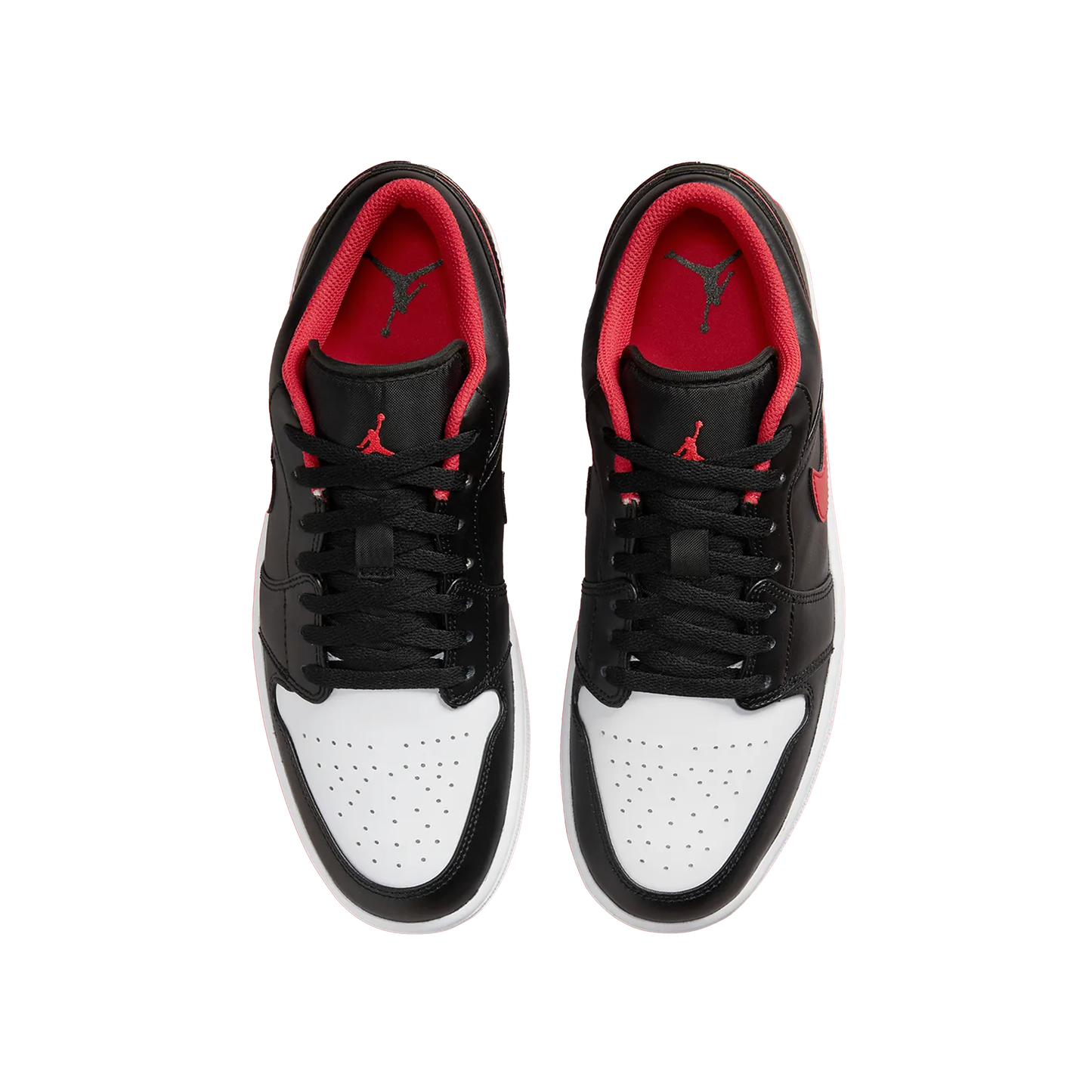 Air Jordan 1 Low Black Fire Red White