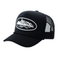 Corteiz OG ALCATRAZ Black Trucker Hat