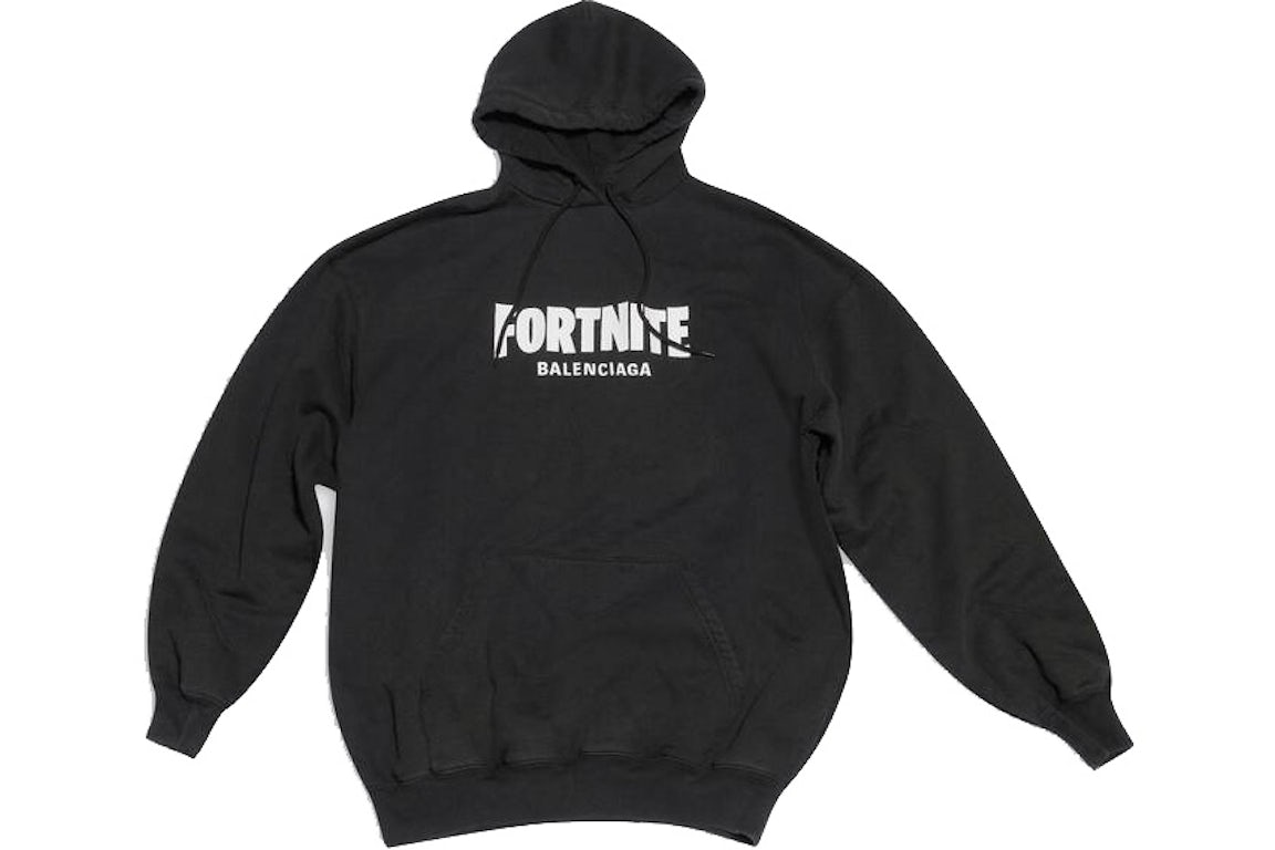 Balenciaga Fortnite Black Hoodie