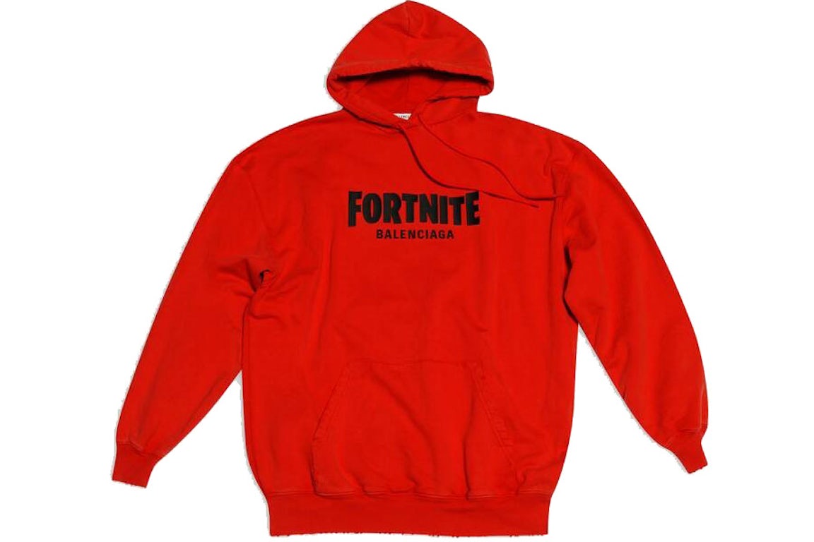 Balenciaga Fortnite Red Hoodie