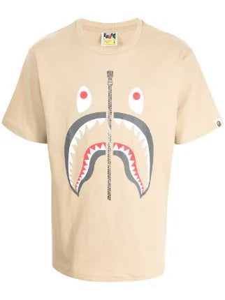 Bape Beige ABC Shark T-Shirt