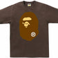 Bape Big Ape Head Brown T-Shirt