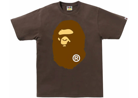 Bape Big Ape Head Brown T-Shirt