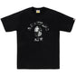 Bape College Grey Camo Black T-Shirt