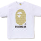 Bape Logo Monogram White x Beige T-Shirt