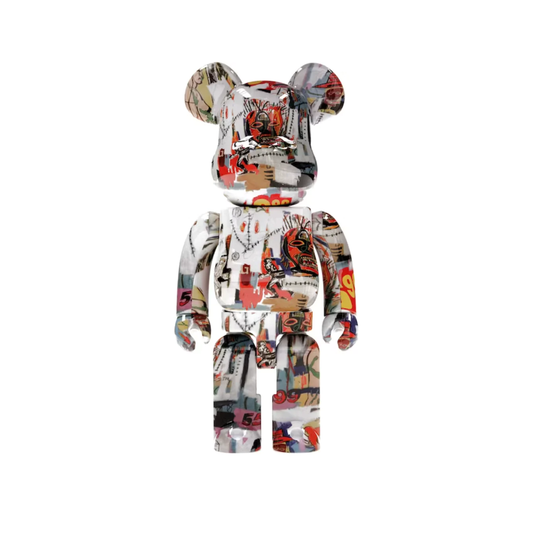 Bearbrick Andy Warhol x JEAN-MICHEL Basquiat 1000%