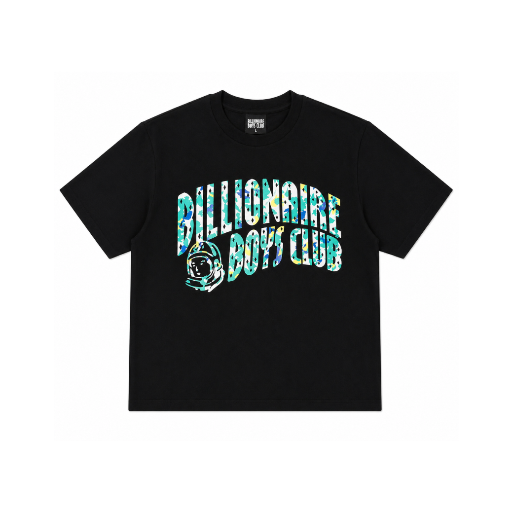 Billionaire Boys Club Large Arch Logo T-Shirt Black / Floral Camo
