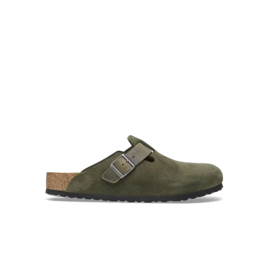 Birkenstock Boston Thyme Green