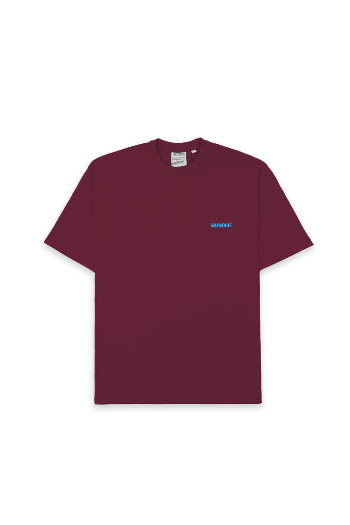 Baynoire Burgundy Logo II PL Regular Fit T-Shirt