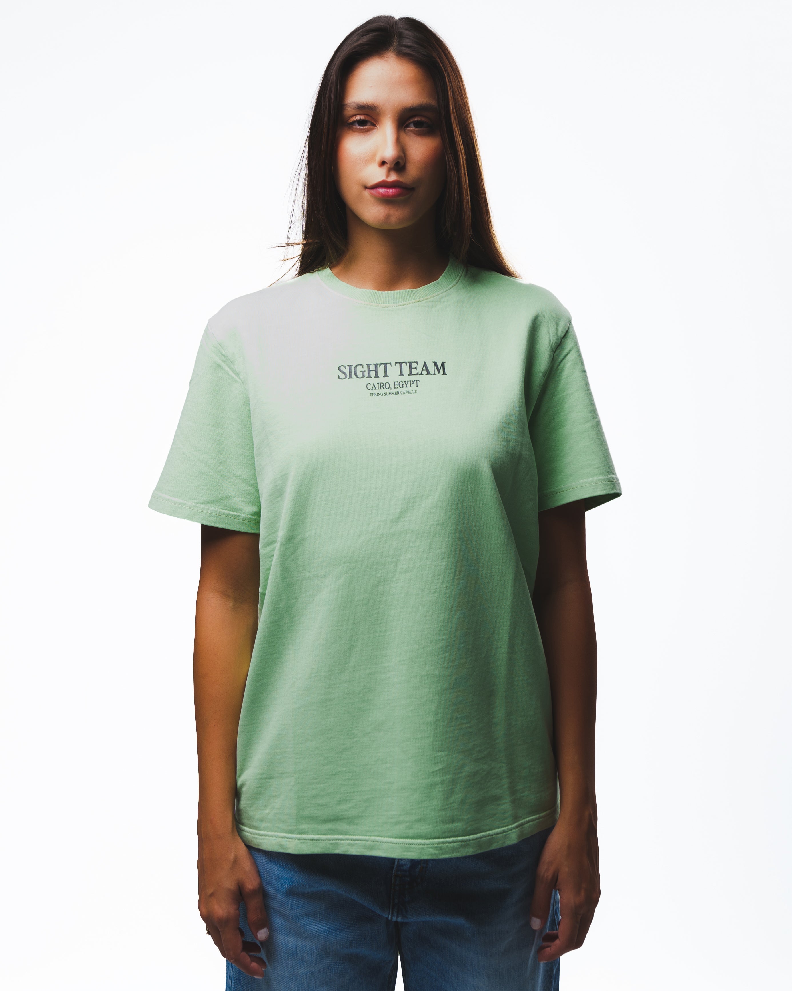 SIGHT Team Black on Mint T-Shirt