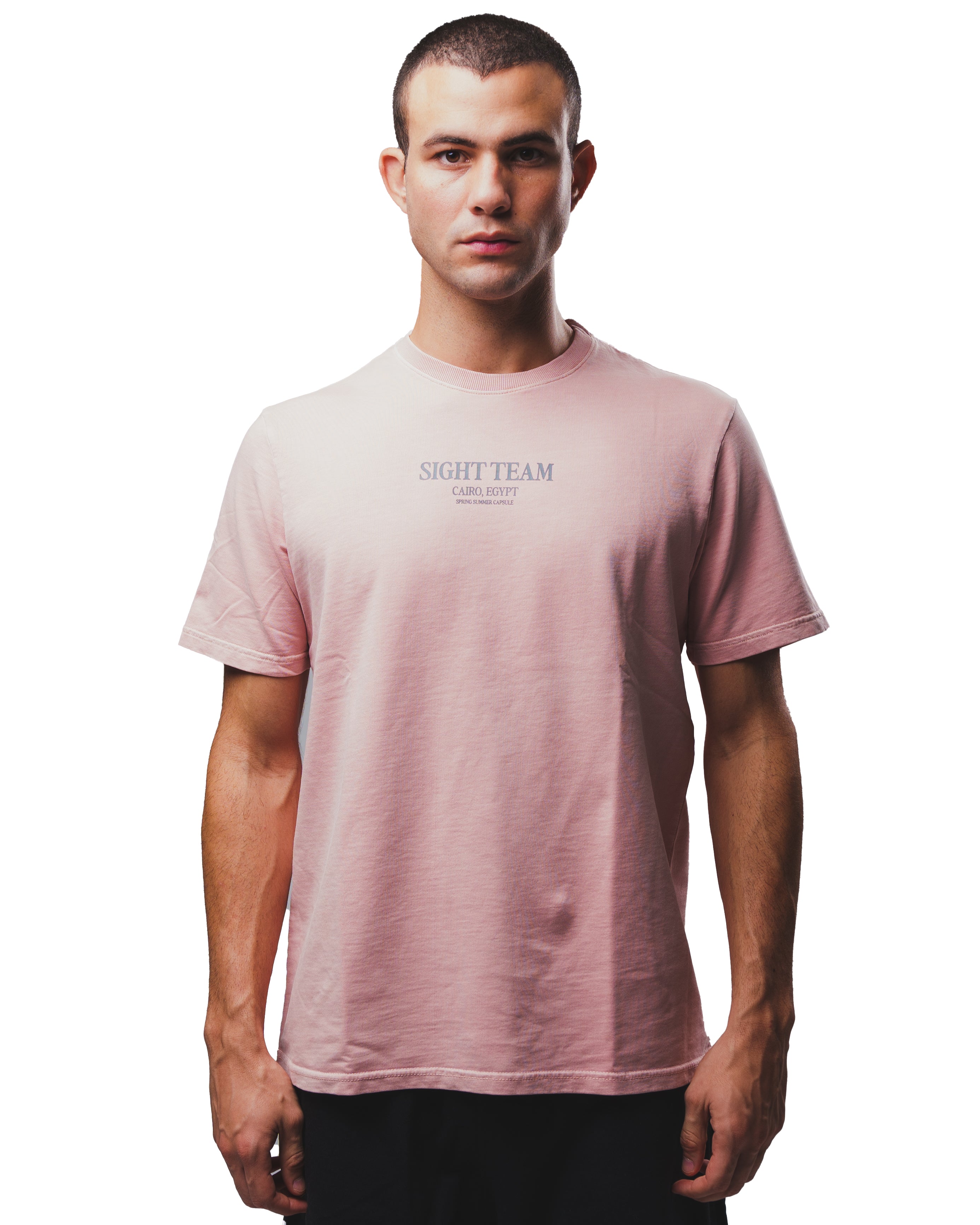 SIGHT Team Black on Beige T-Shirt