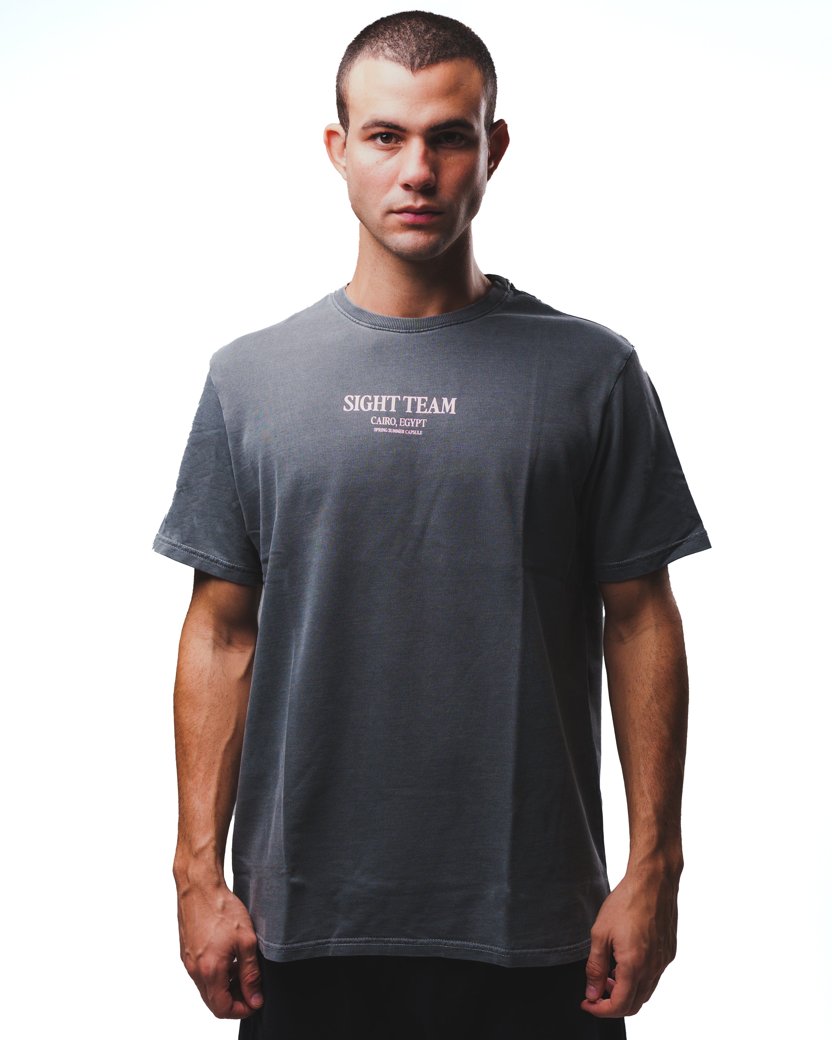 SIGHT Team Pink on Charcoal T-Shirt