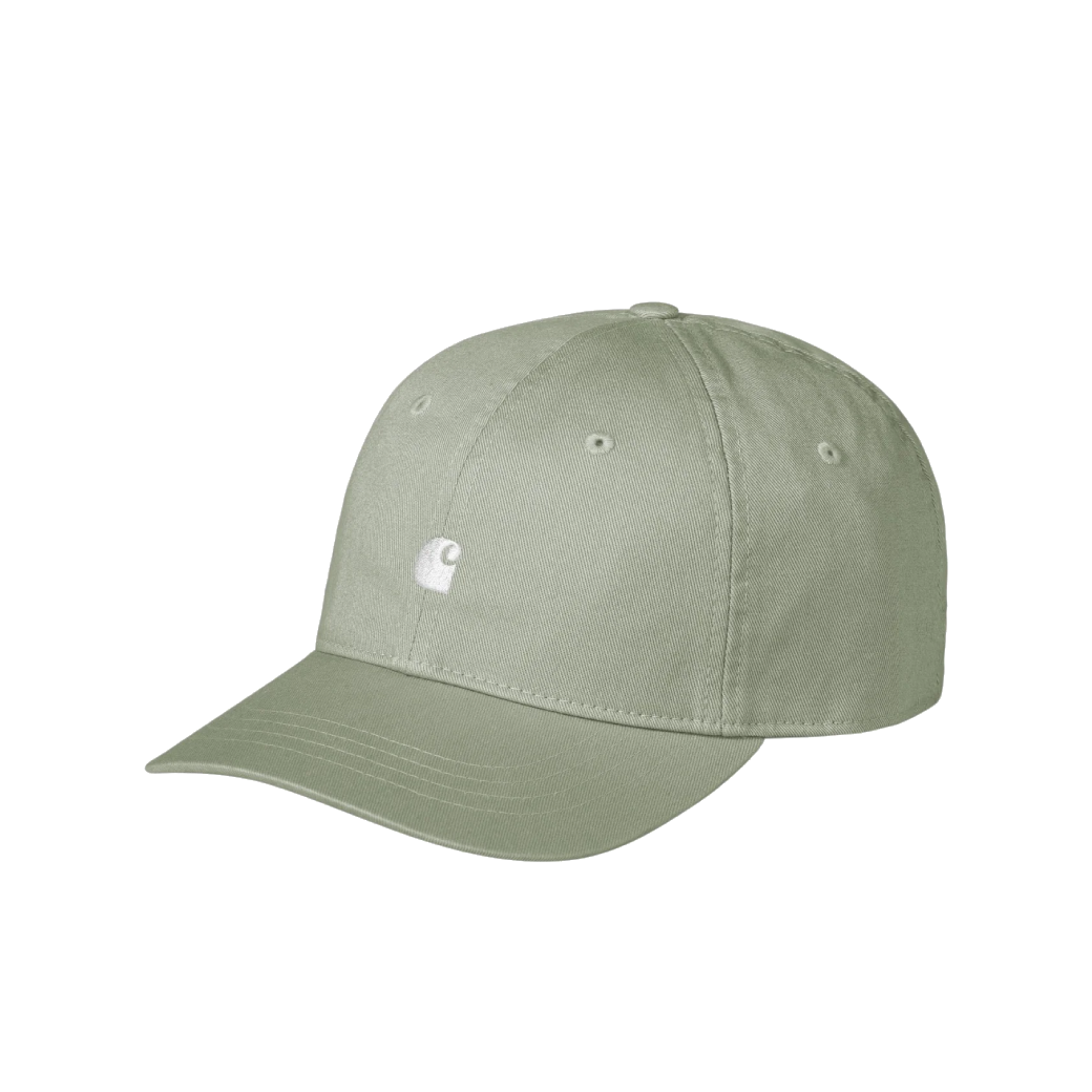 Carhartt WIP Madison Logo Cap Pale Olive / White
