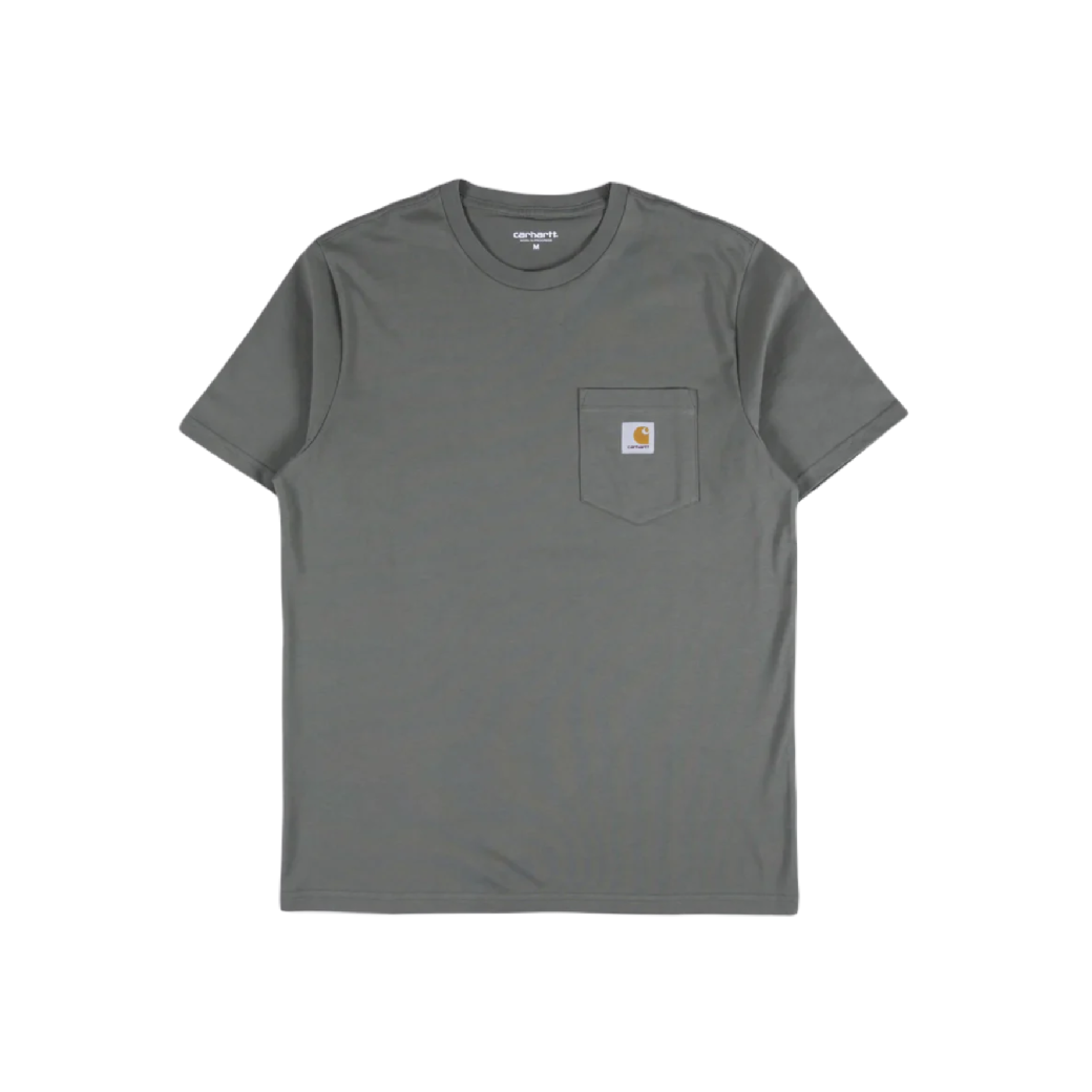 Carhartt WIP Patch Pocket T-Shirt in Cotton Jersey Smoke Green
