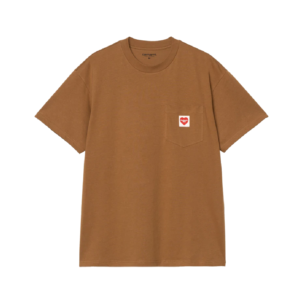 Carhartt WIP Pocket Heart Hamilton Brown T-Shirt
