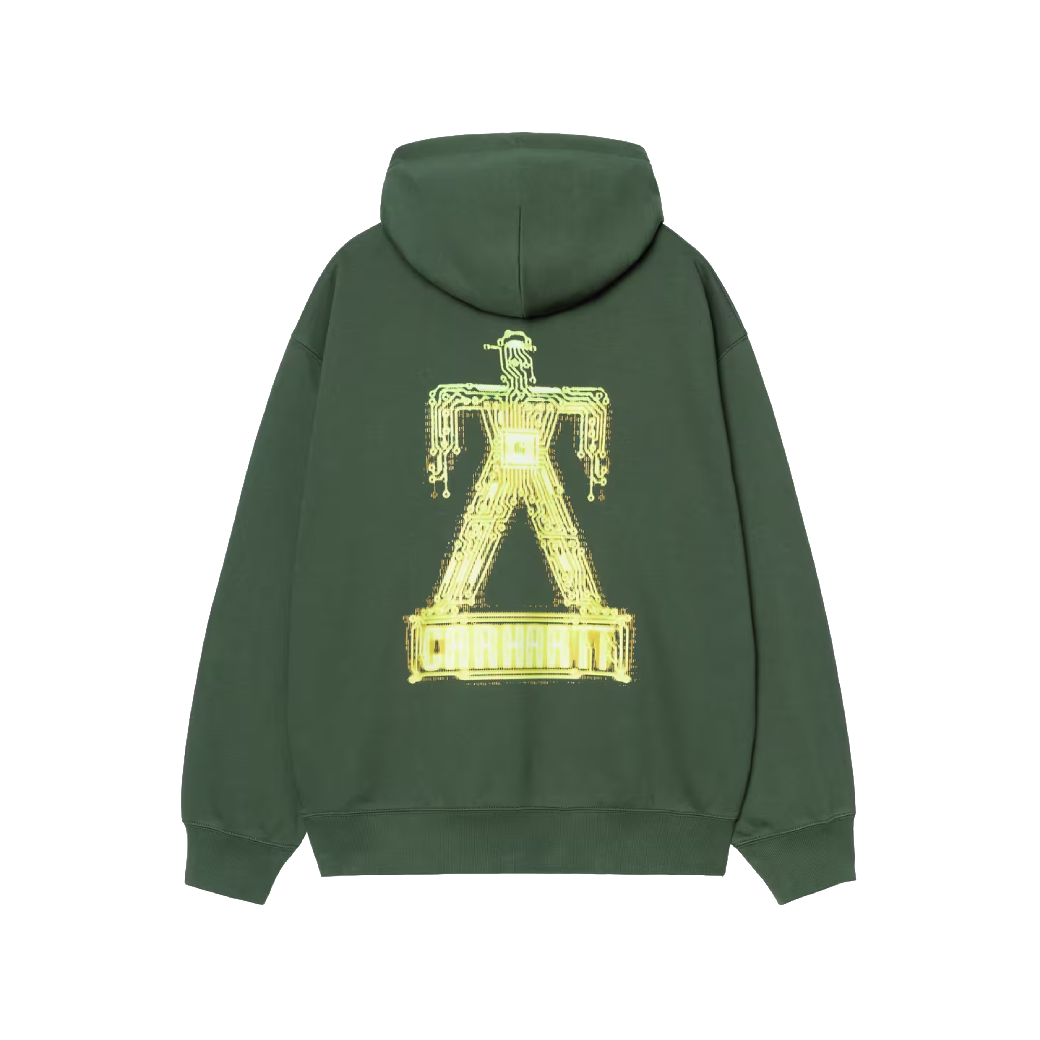 Carhartt WIP Hooded Electric Boogie Sweat Sycamore Tree