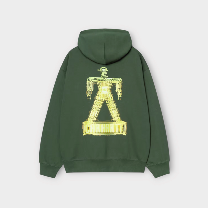 Carhartt WIP Hooded Electric Boogie Sweat Sycamore Tree