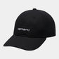 Carhartt Black Canvas Script Cap