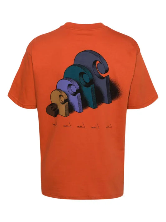 Carhartt WIP Diagram C Orange T-Shirt