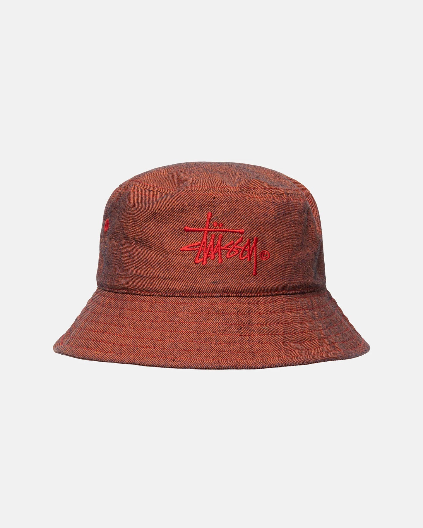 Stussy Copyright Bucket Hat Maroon