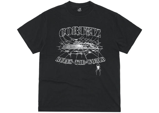 Corteiz Web Alcatraz Black T-Shirt