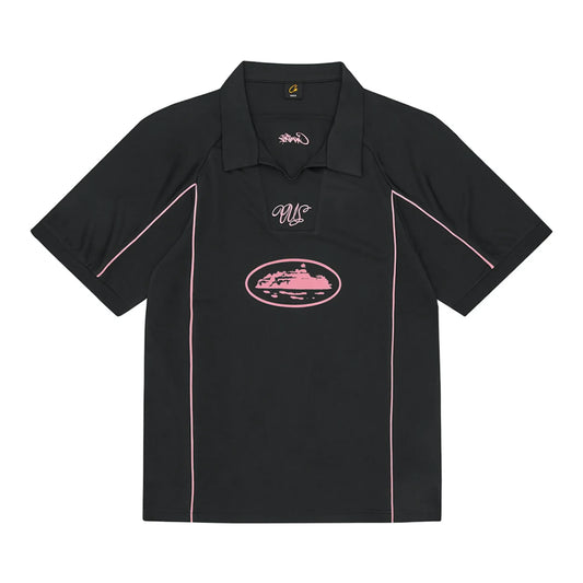 Corteiz Talismo Football Jersey Black/Pink
