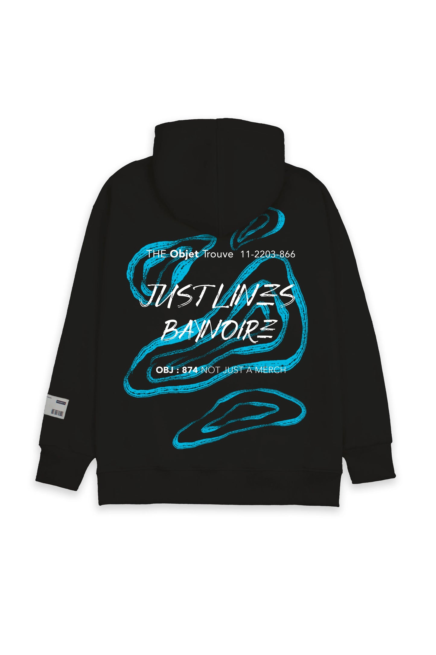 BAYNOIRE Black Justlines 874 Hoodie