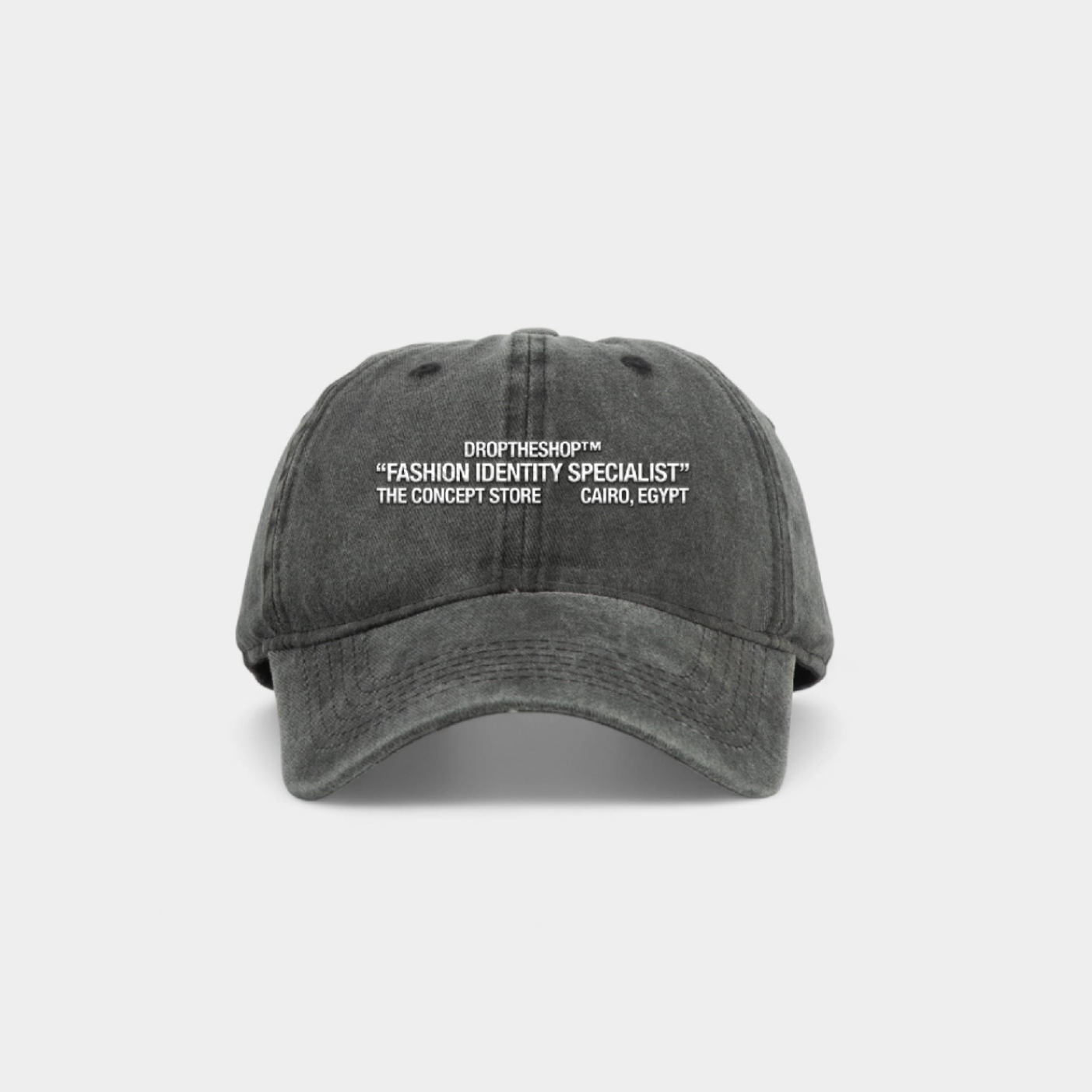 Drop The Shop Grey Cap