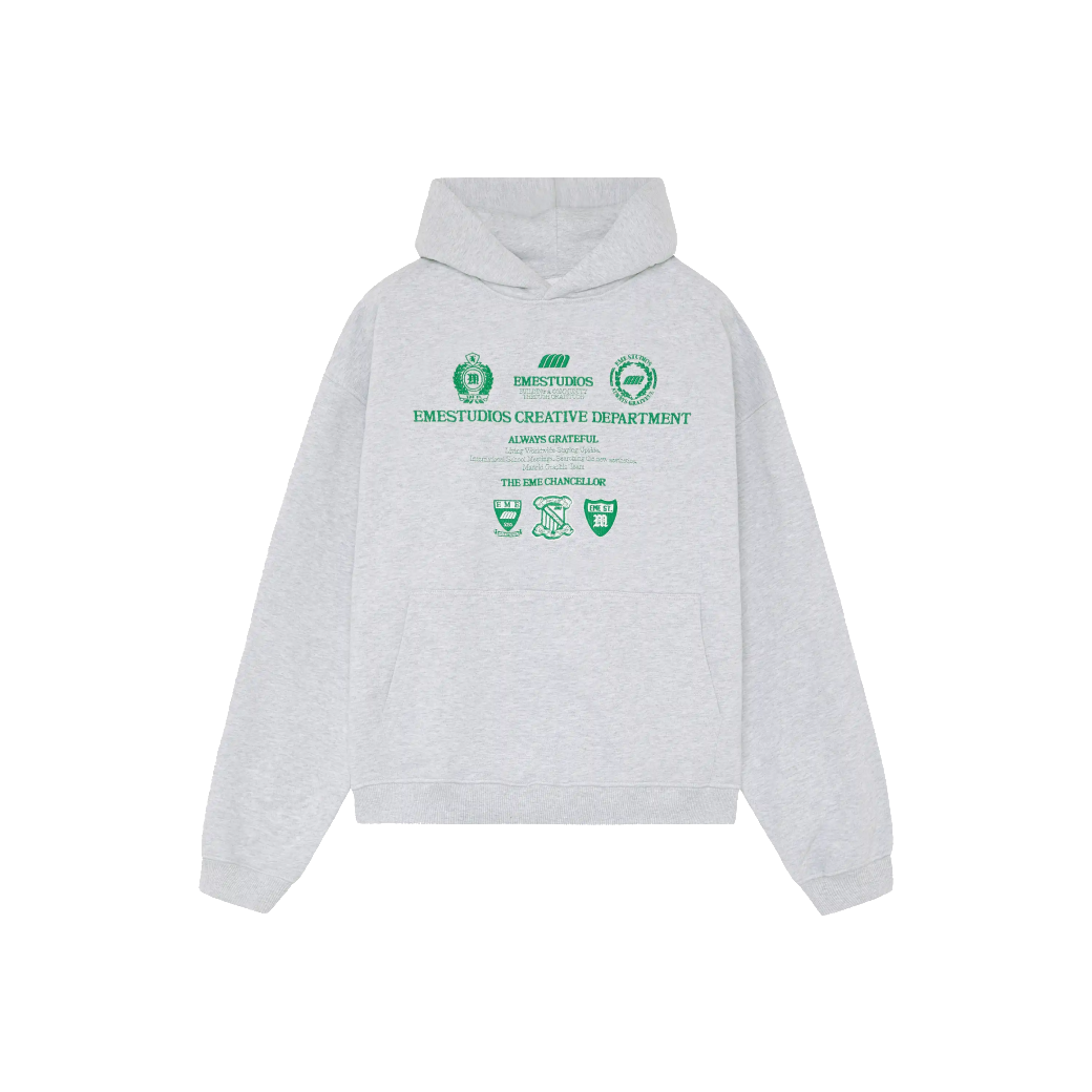 Eme Studios Chancellor Grey Oversized Hoodie