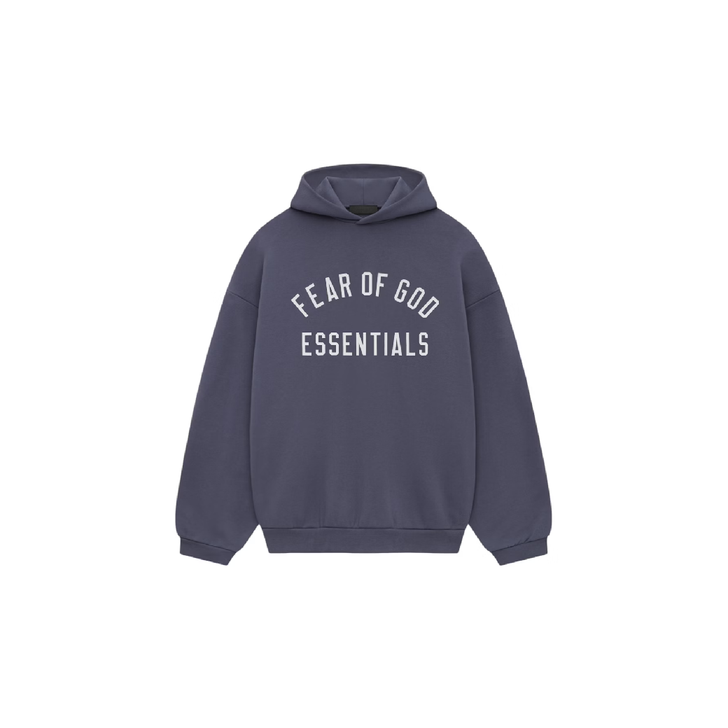 Essentials Fear Of God Fleece Hoodie Navy