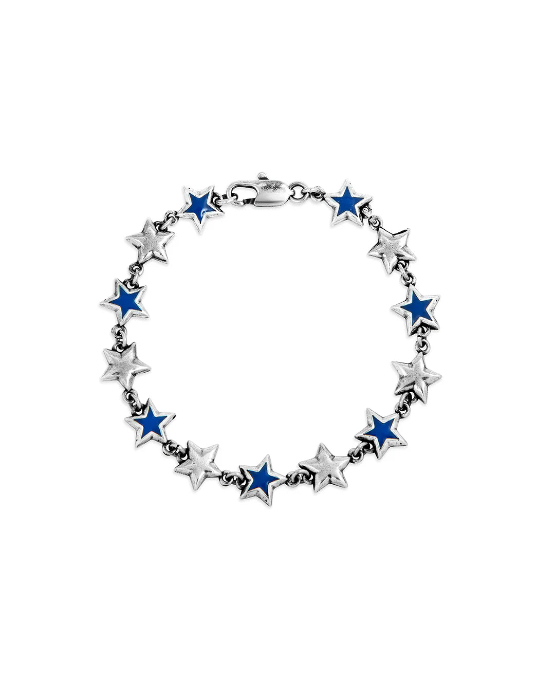Twojeys Blue Enameled Stars Bracelet