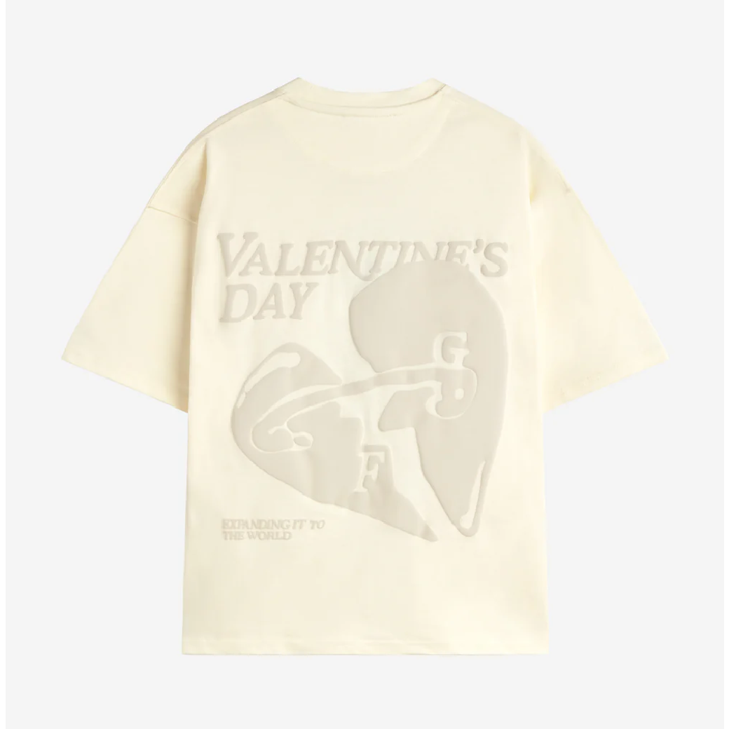 Fake Gods Valentine T-Shirt Cream/Grey
