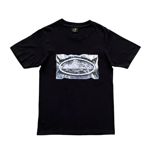 Corteiz Vacuum Sealed Black T-Shirt