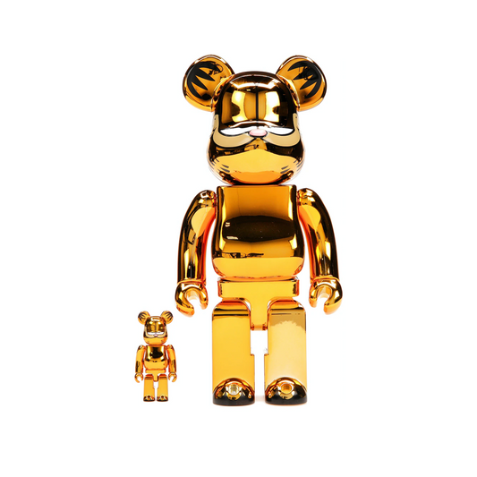 Garfield Gold Bearbrick 400% + 100%