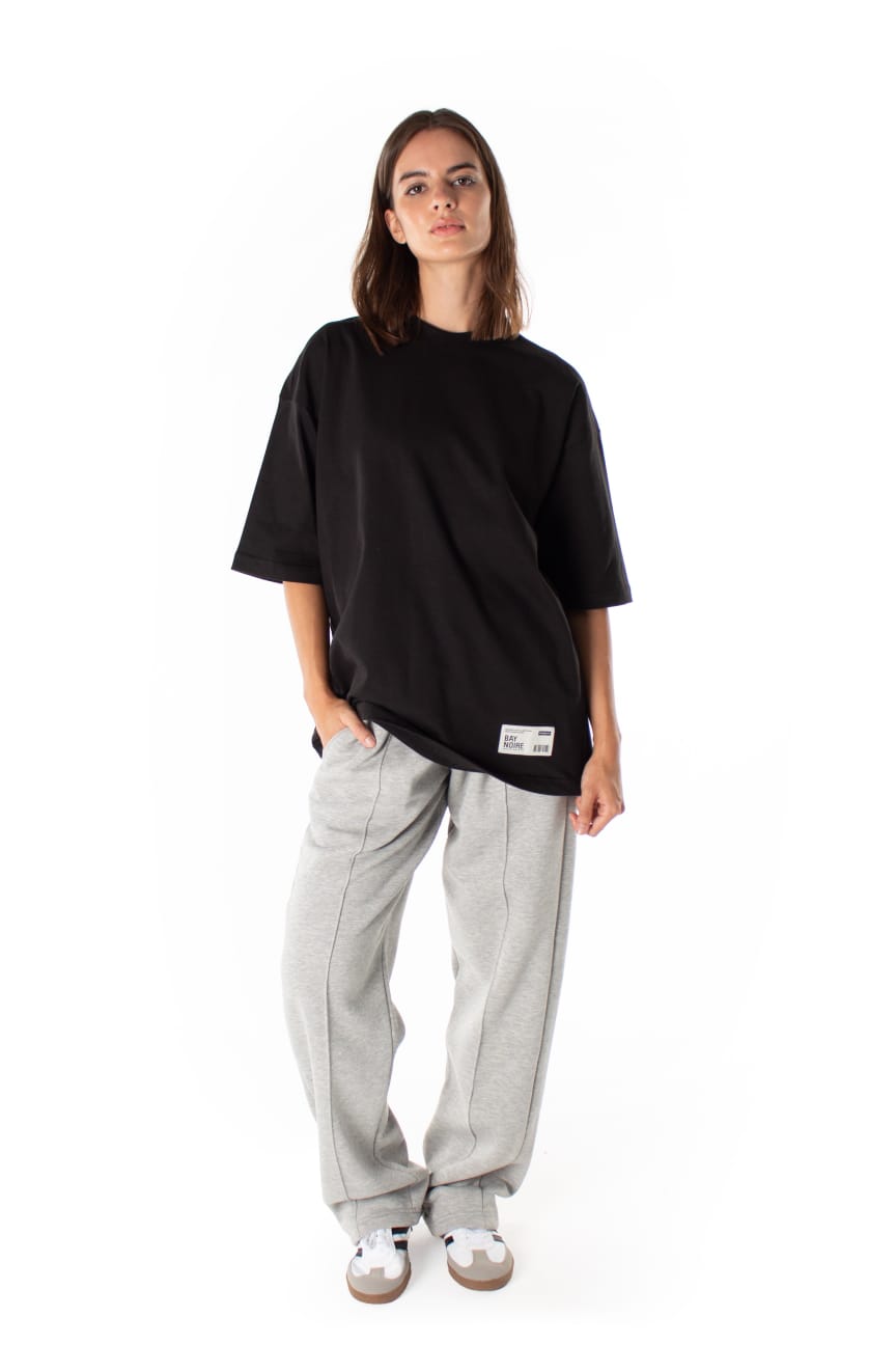 BAYNOIRE Grey Wide Leg II Sweatpants