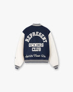 Represent Owners Club Varsity Jacket Midnight Navy