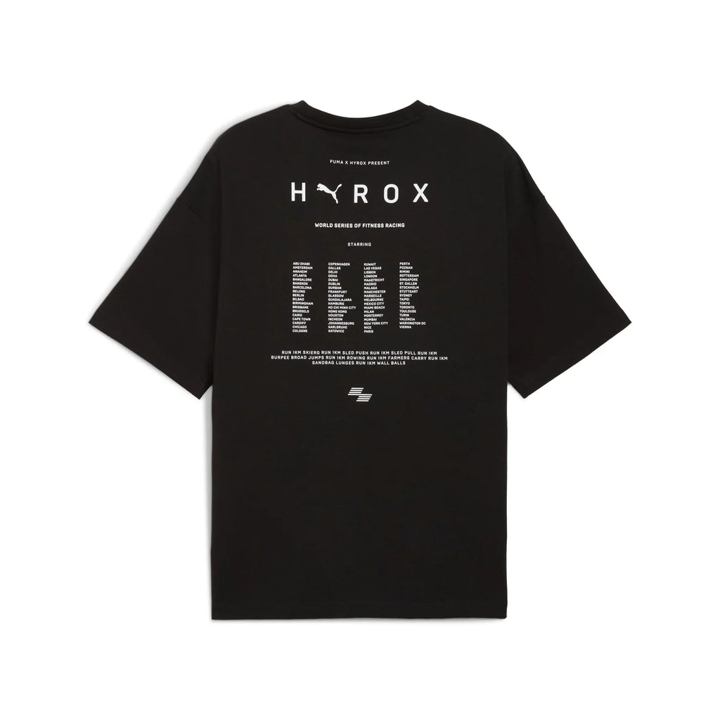 PUMA x HYROX Lifestyle Black T-Shirt