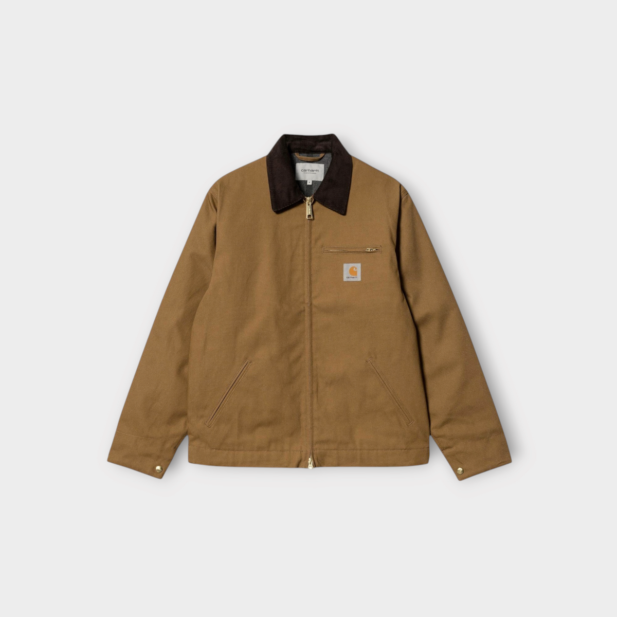 Detroit Jacket Hamilton Brown / Tobacco rigid, view 1