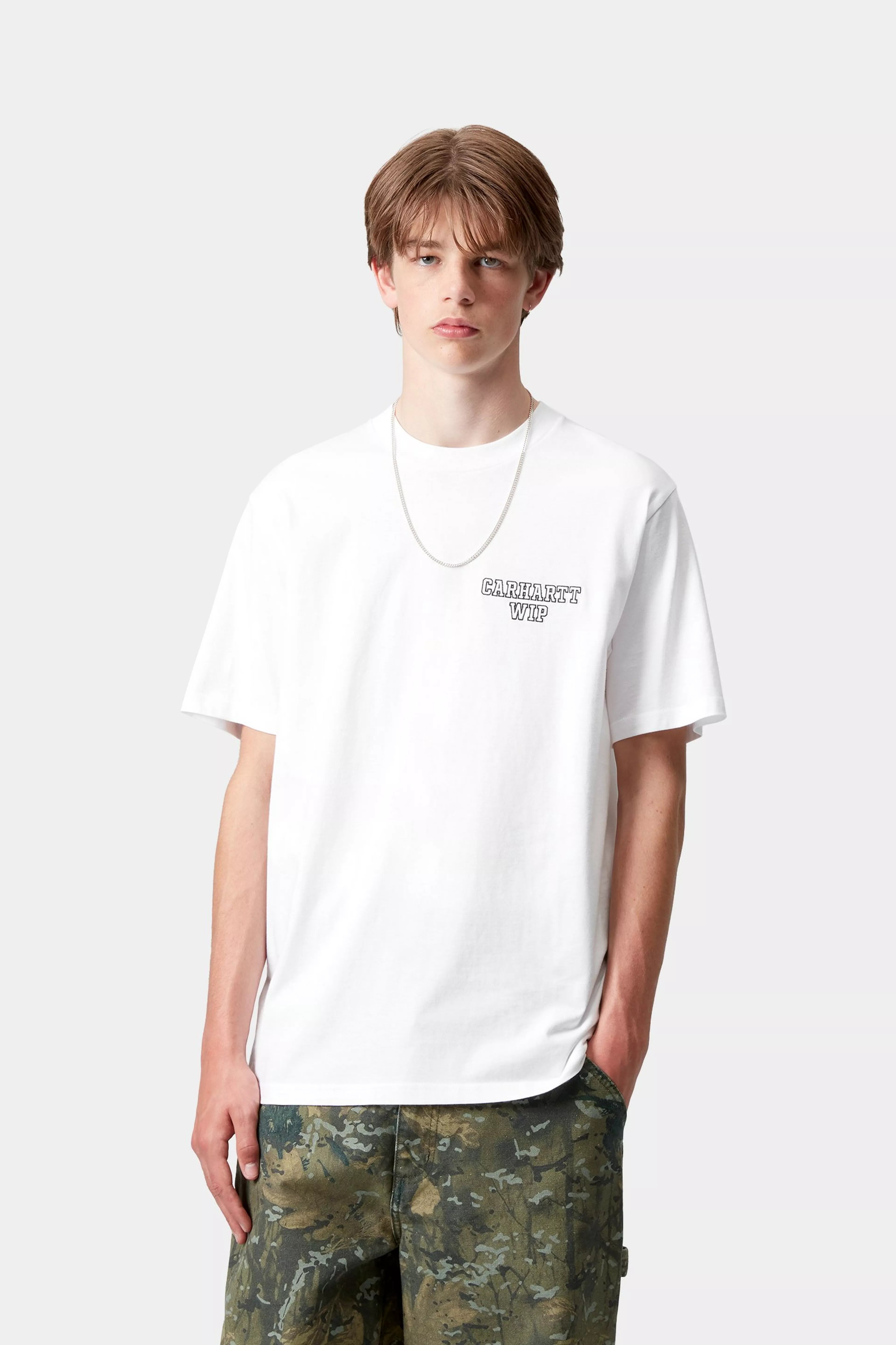 Carhartt WIP S/S Alumni White T-Shirt