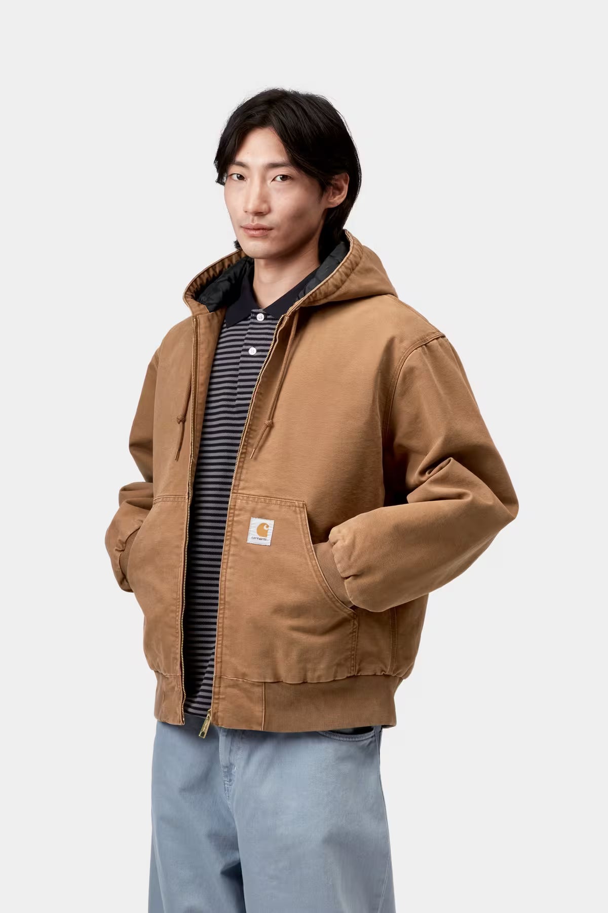 Carhartt WIP Active Jacket Hamilton Brown Stone