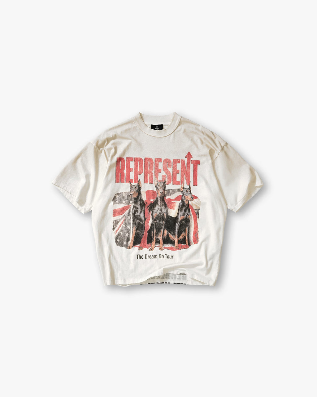 Represent Dream On Tour T-Shirt Washed Ecru