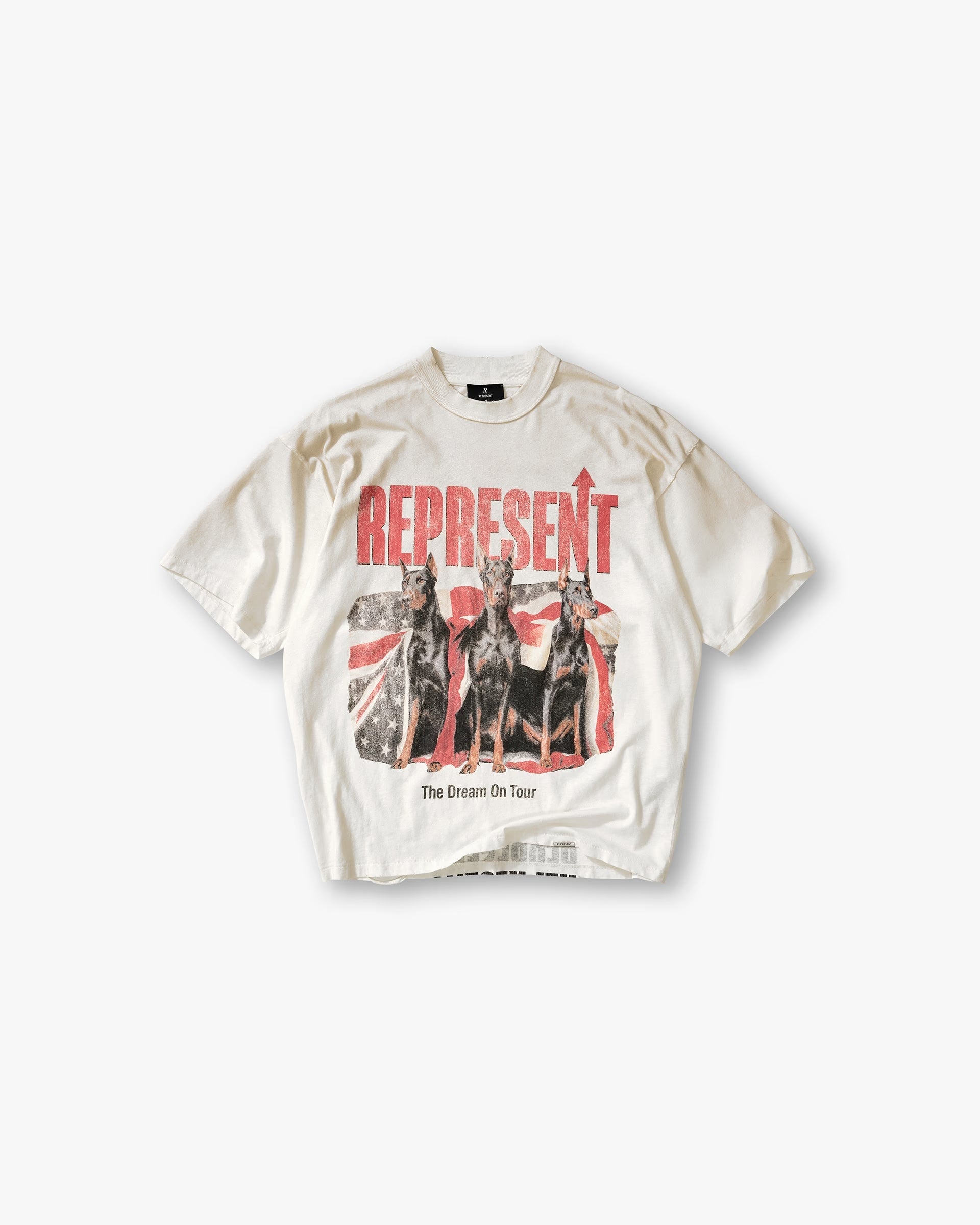 Represent Dream On Tour T-Shirt Washed Ecru