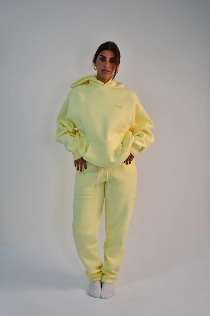 Nush Cuffed Yellow  Sweatpants