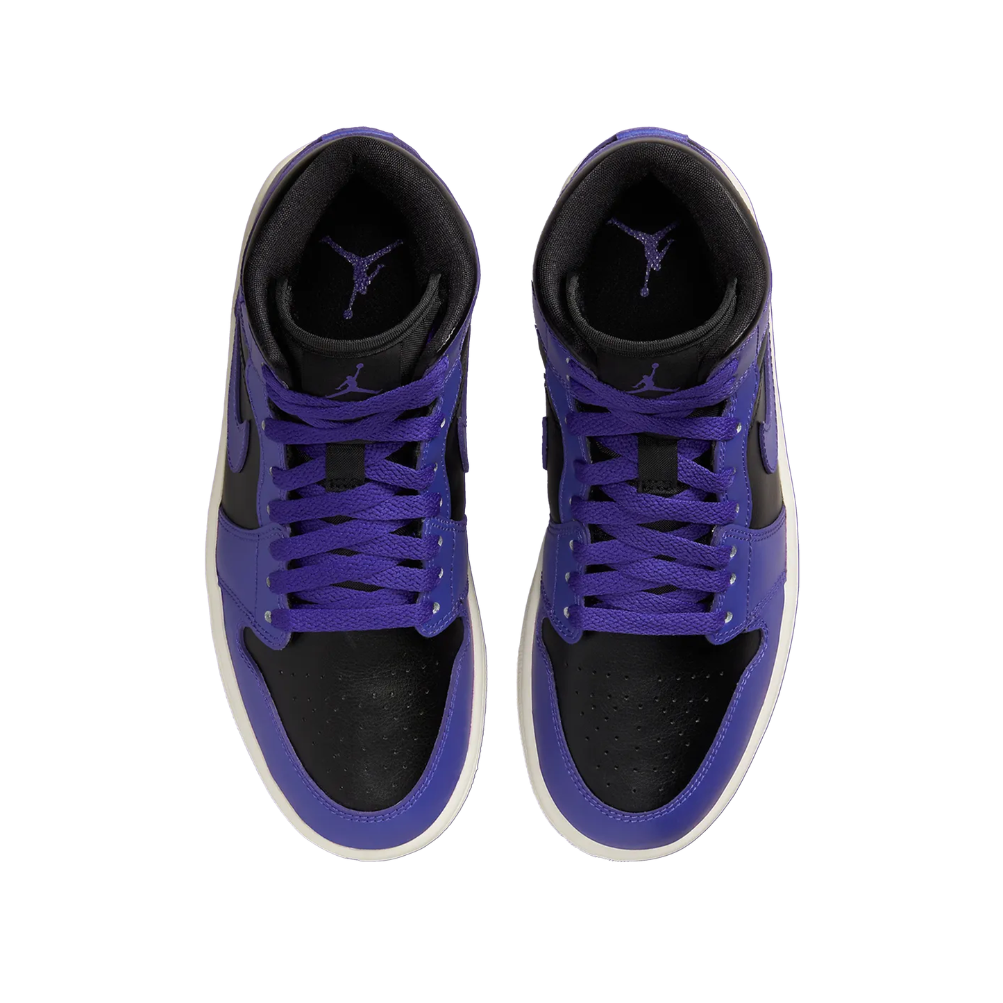 Jordan 1 Mid Purple Black