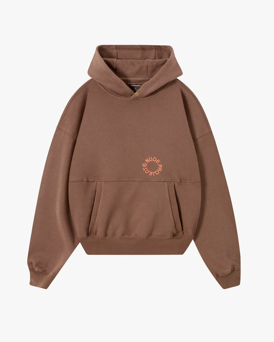 Nude Project Kory Boxy Brown Hoodie