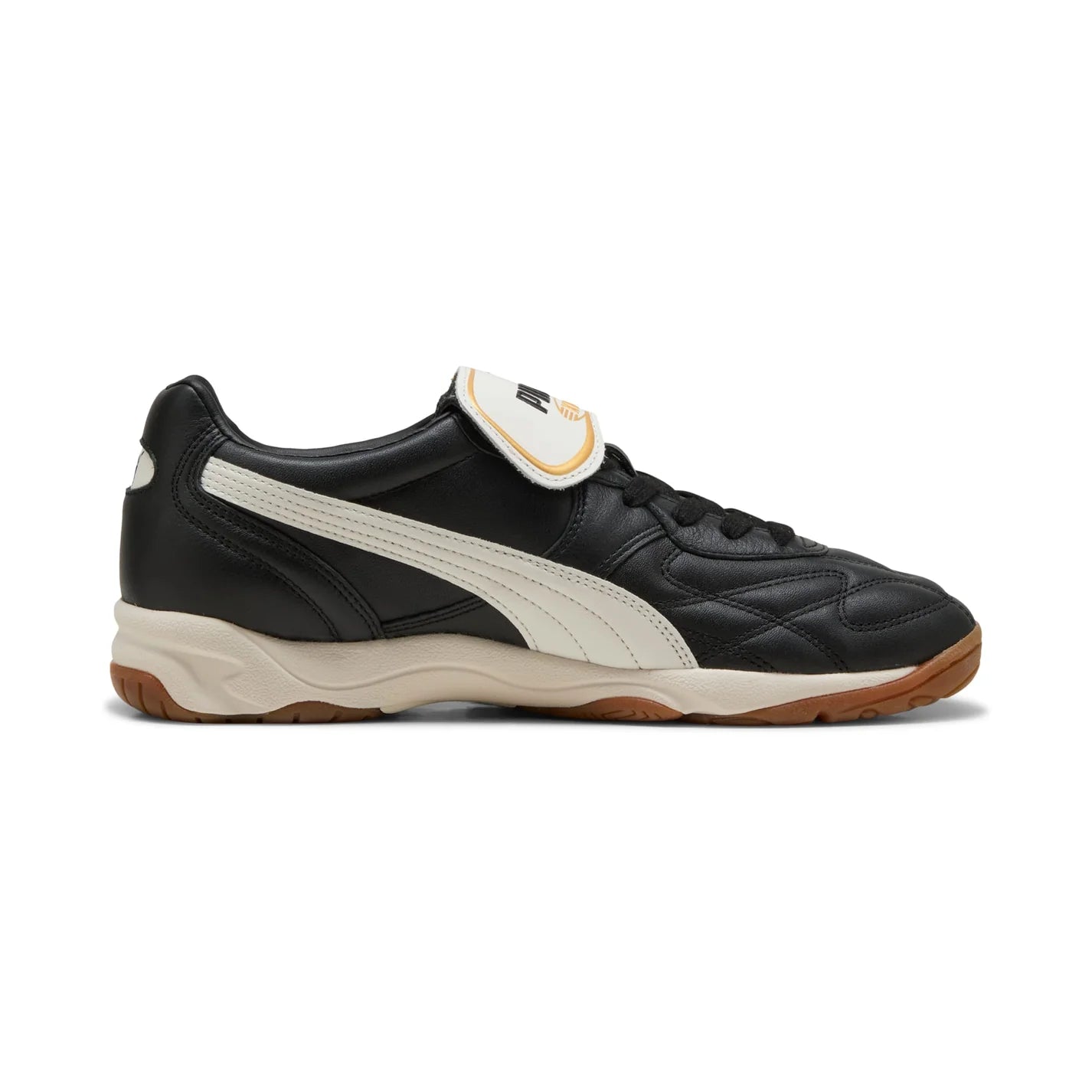 Puma King Indoor Sneakers Men Black- Warm White