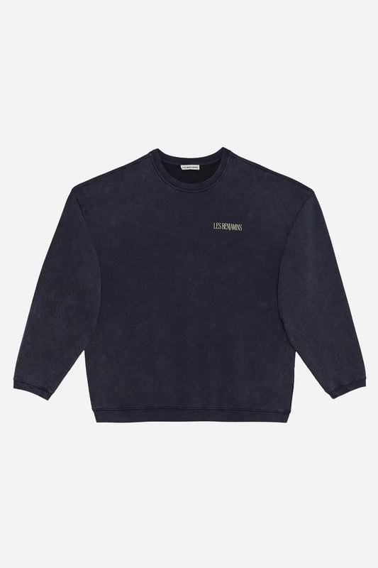 Les Benjamins Charcoal Relaxed Sweatshirt