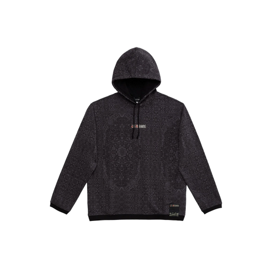 Les Benjamins Black Relaxed Hoodie 010