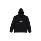 Les Benjamins Black Relaxed Hoodie