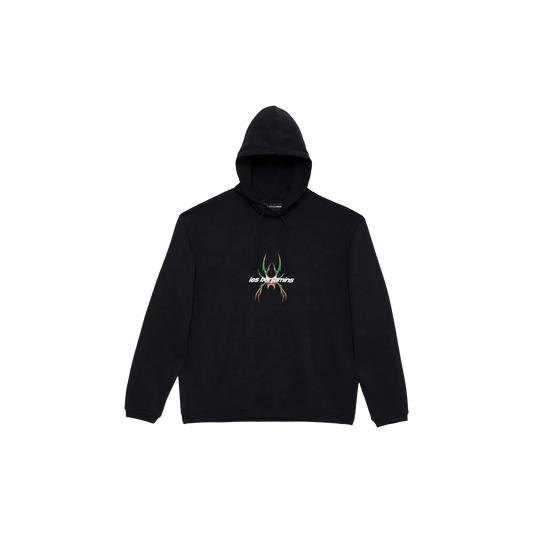 Les Benjamins Black Relaxed Hoodie